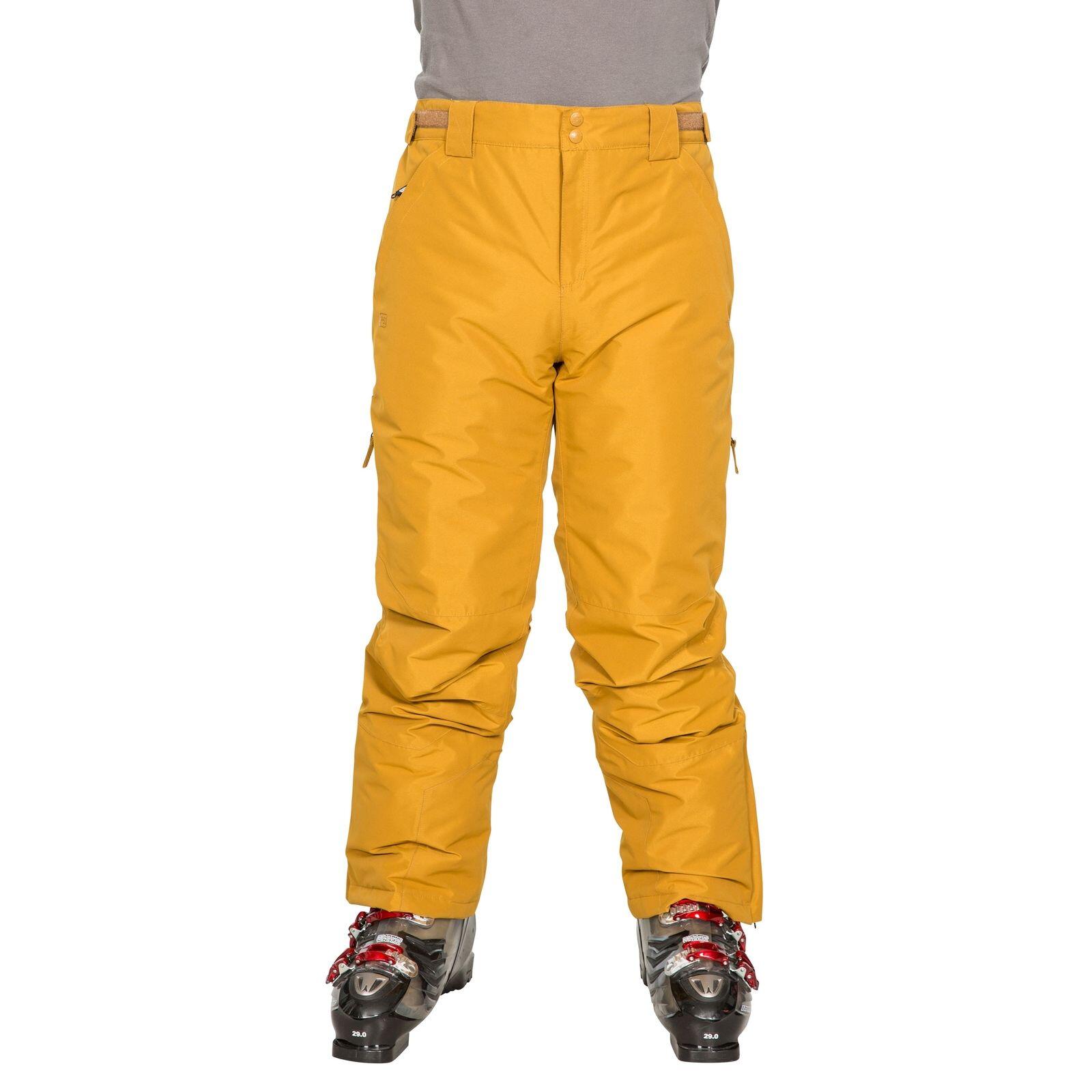 ROSCREA Men's ski pants (Yellow)