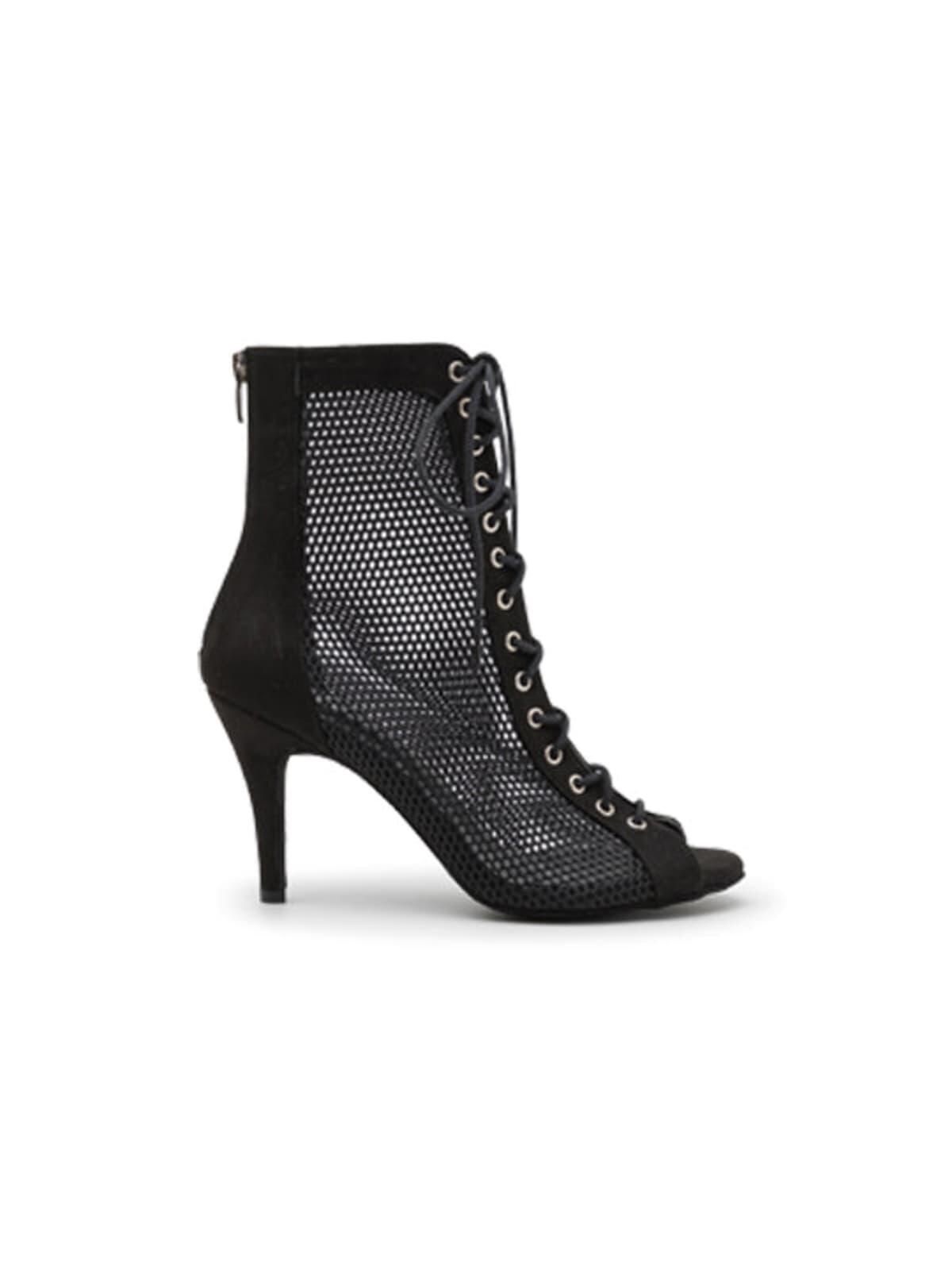 Magnet Aura Tanzschuhe in Schwarz Wildleder & Wildleder-Sohle 2/7