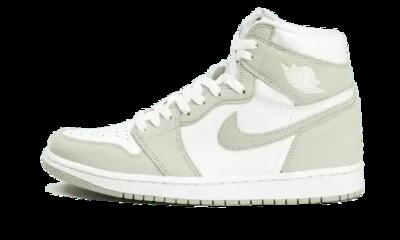 Scarpe - donna - montante pelle - Jordan 1 - Bianco/Seafoam
