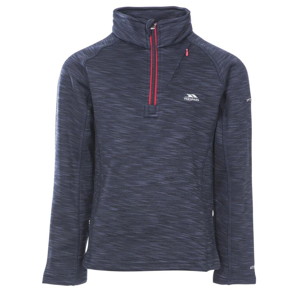 Childrens Boys Edvin Fleece Top (Navy Marl)