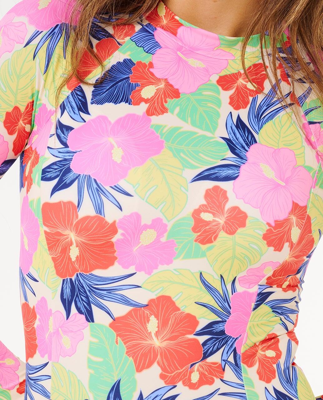 Maillot 1 pièce Party Wave manches longues 5/6