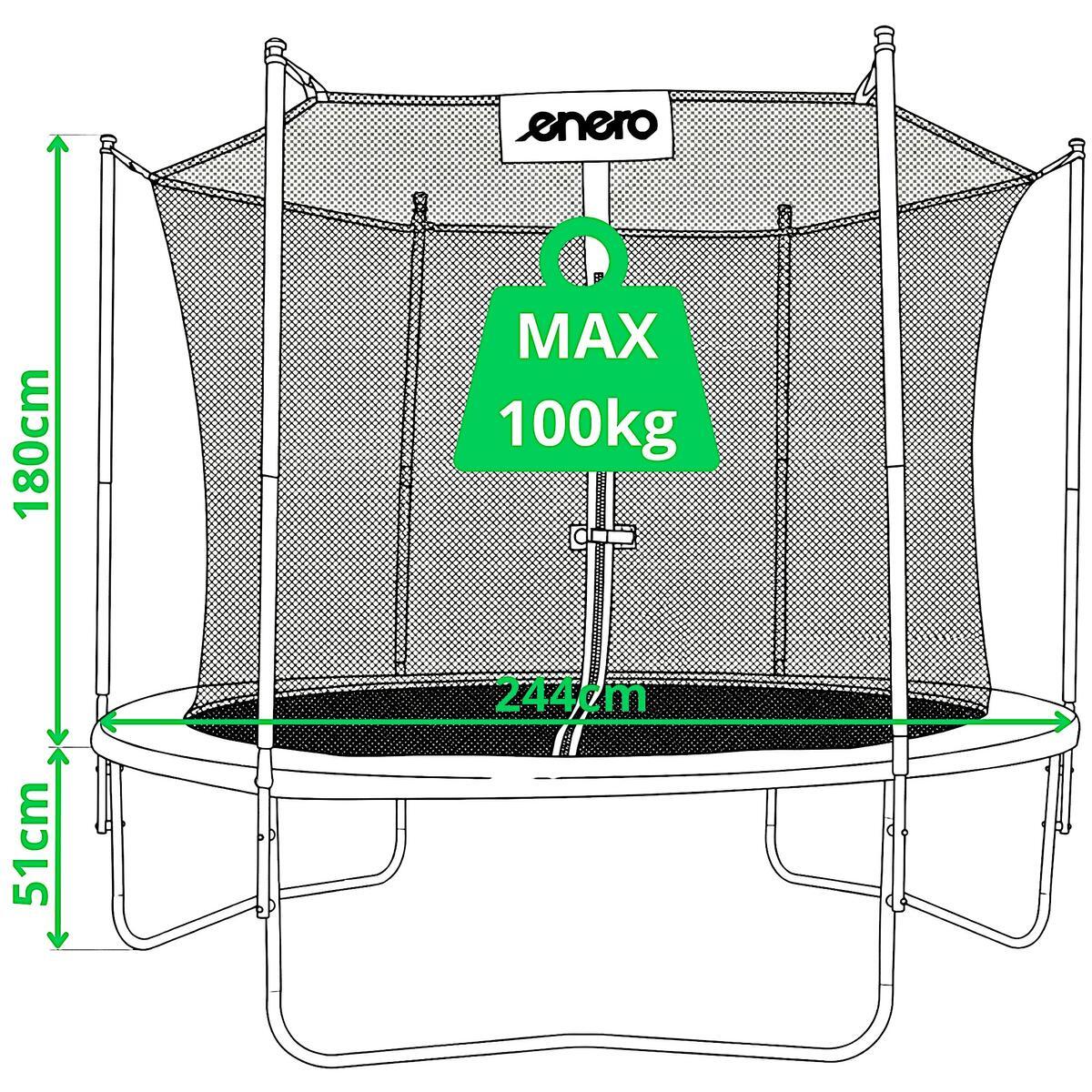 Trampolina Enero 244CM składana 5/6