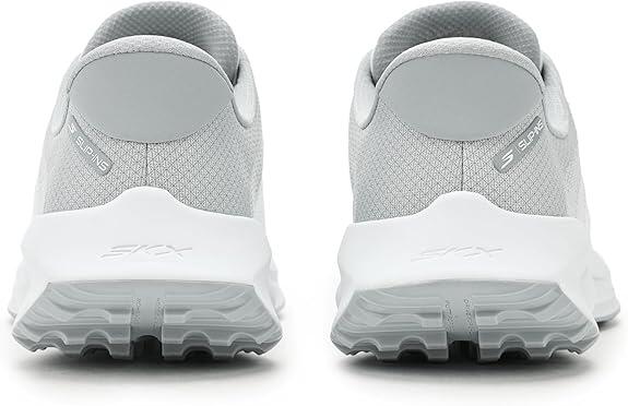 Skechers Golf Flow Twist-Fit, Sapatos de golfe para homem, cinzento/limão 6/7