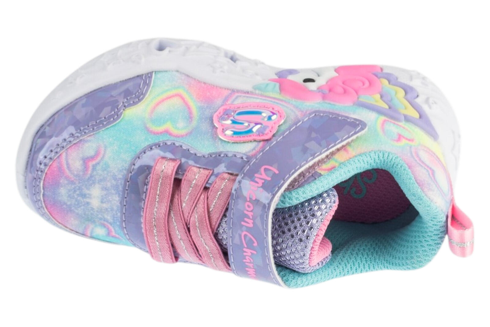 Buty sportowe Sneakersy dziewczęce, Unicorn Charmer - Lil Heart Sparkles 3/4