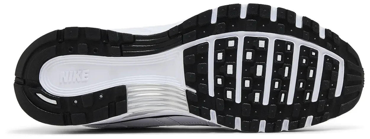 Nike P-6000 White Metallic Silver Black 3/7