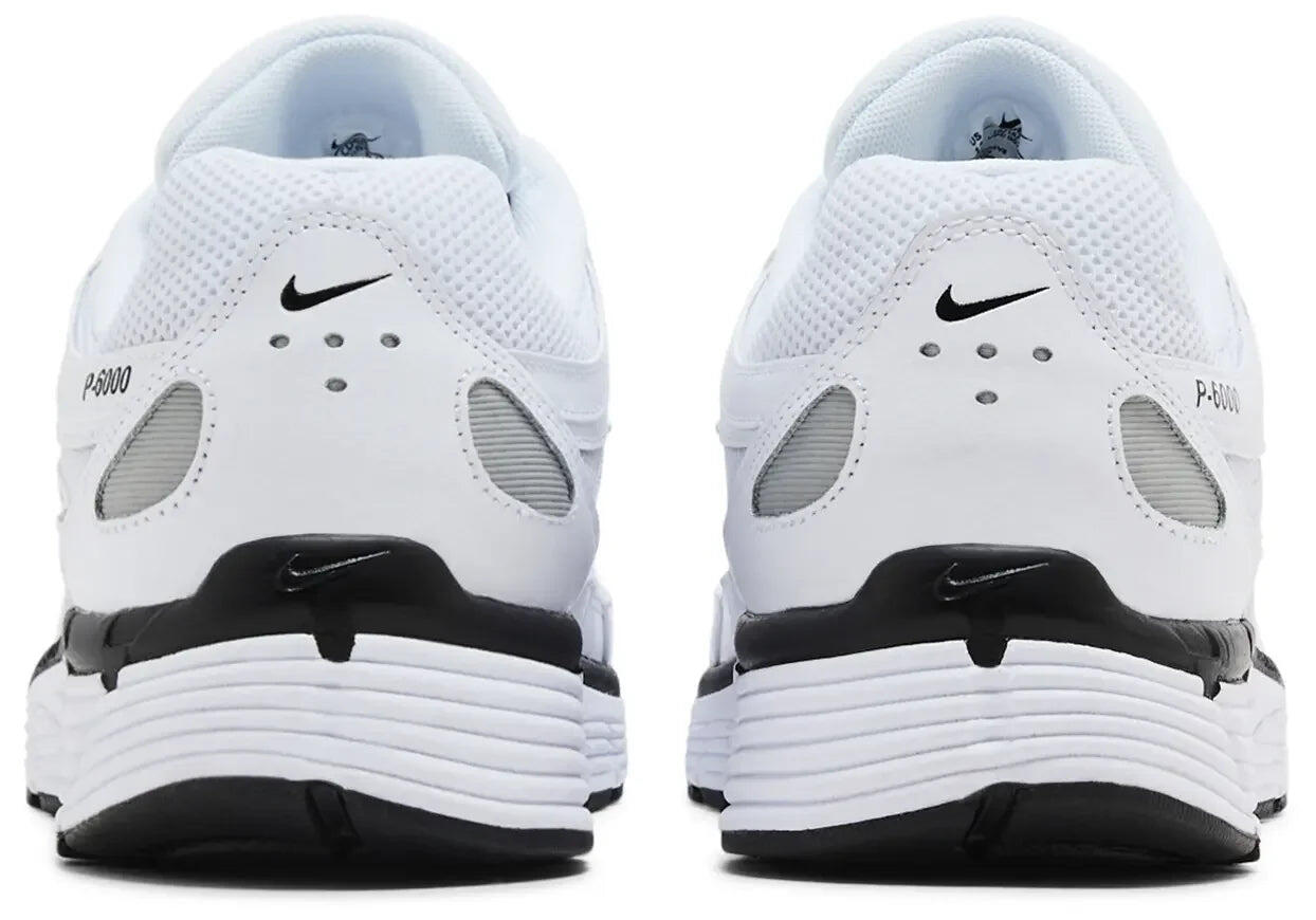 Nike P-6000 White Metallic Silver Black 4/7