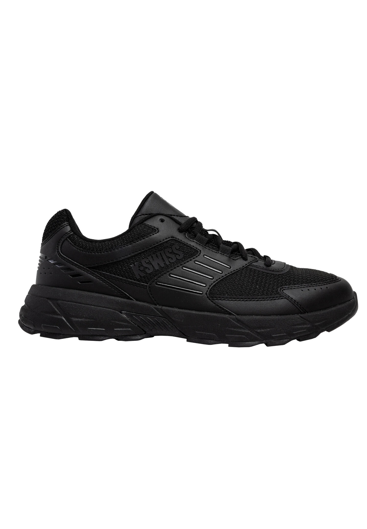 K-Swiss Herren Fario M Sneaker  Freizeitschuh  04779-001-M Black/Black 3/6