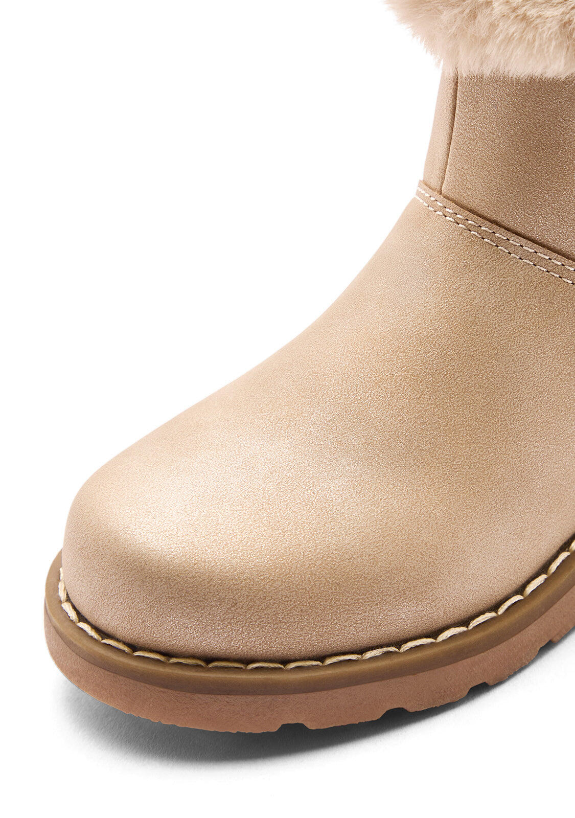 Botas de niña con forro interior detalle charm corazón 4/4