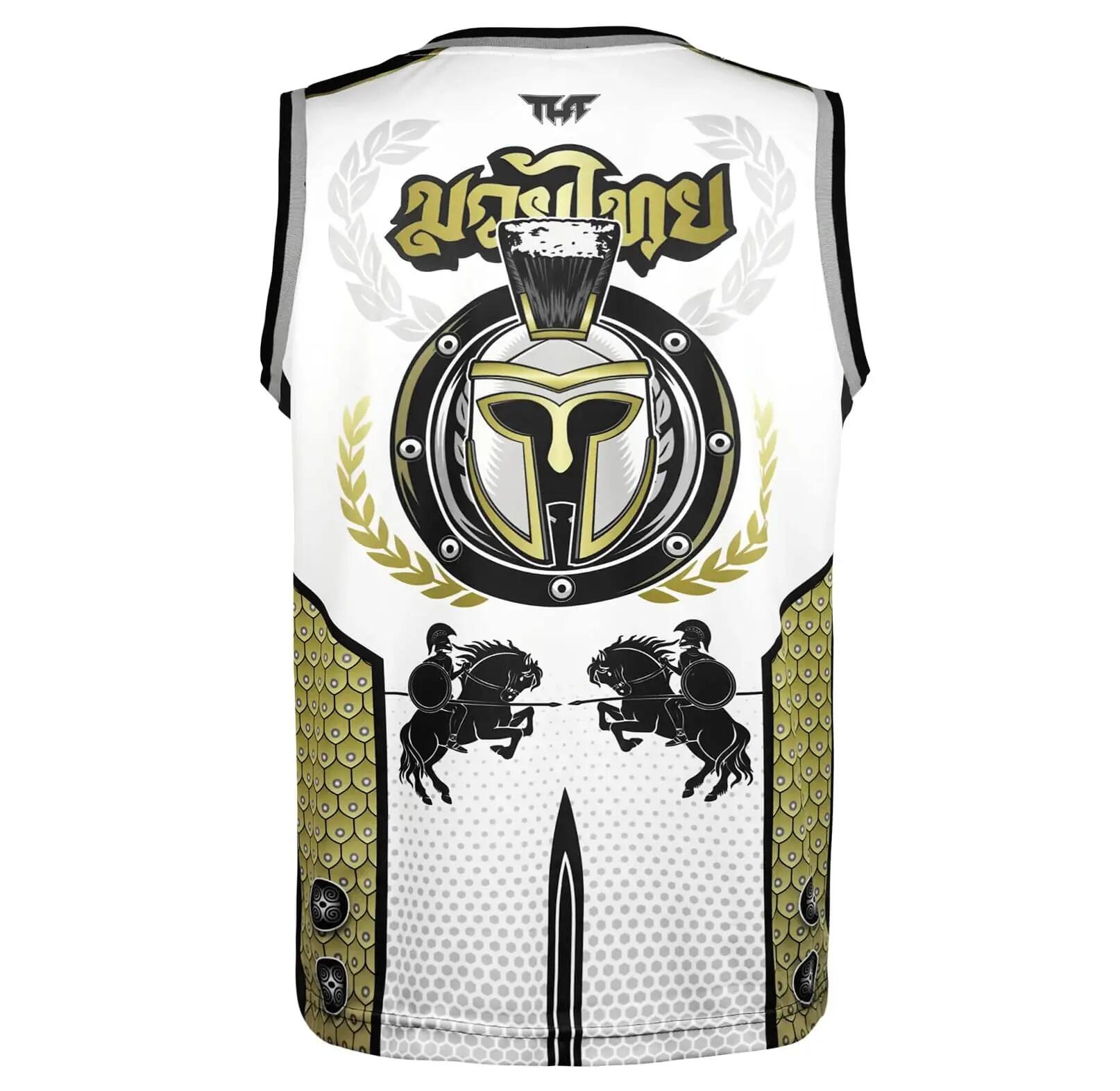 Tank Top TUFF Golden Gladiator In White 3/6