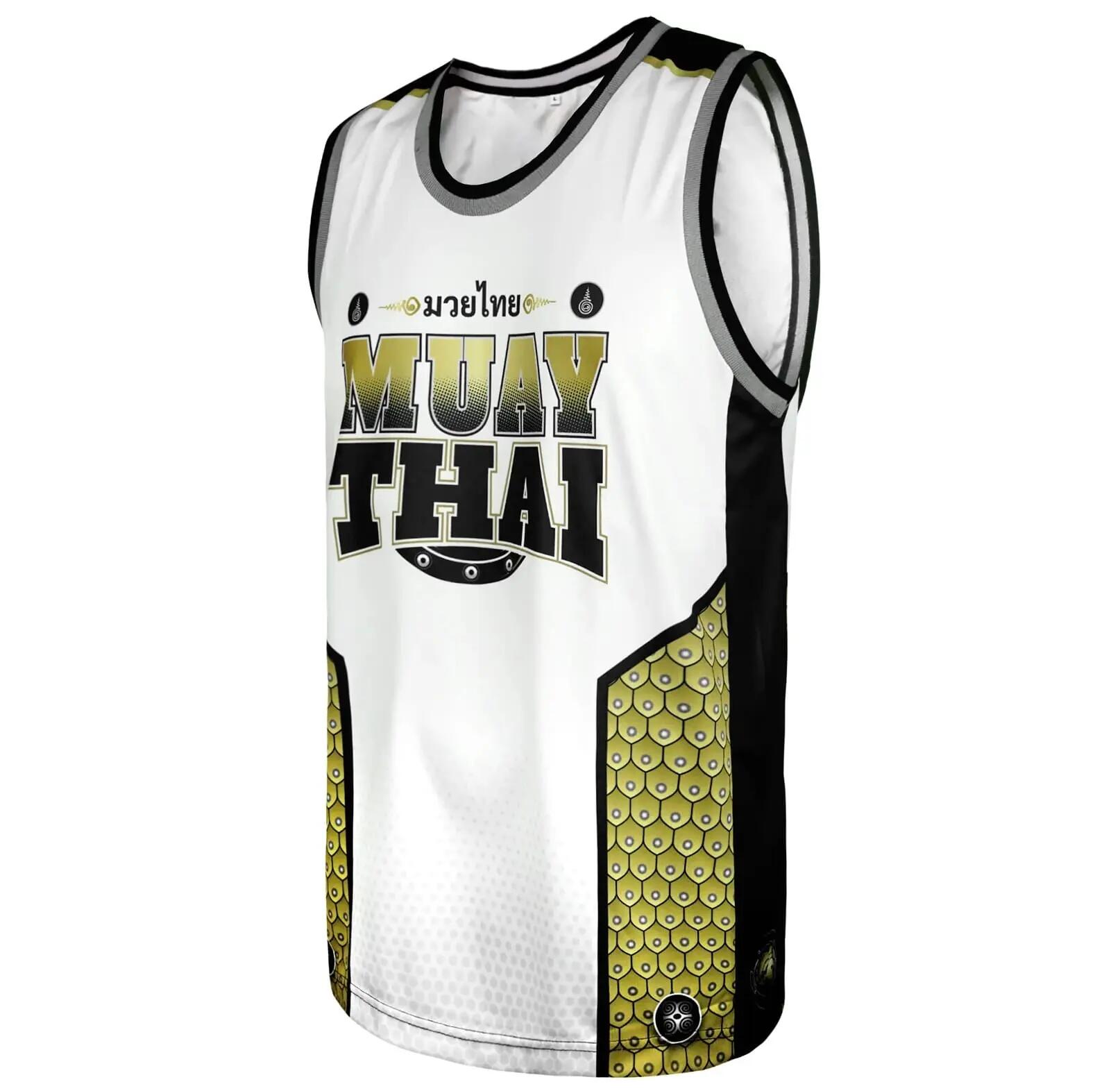 Tank Top TUFF Golden Gladiator In White 2/6