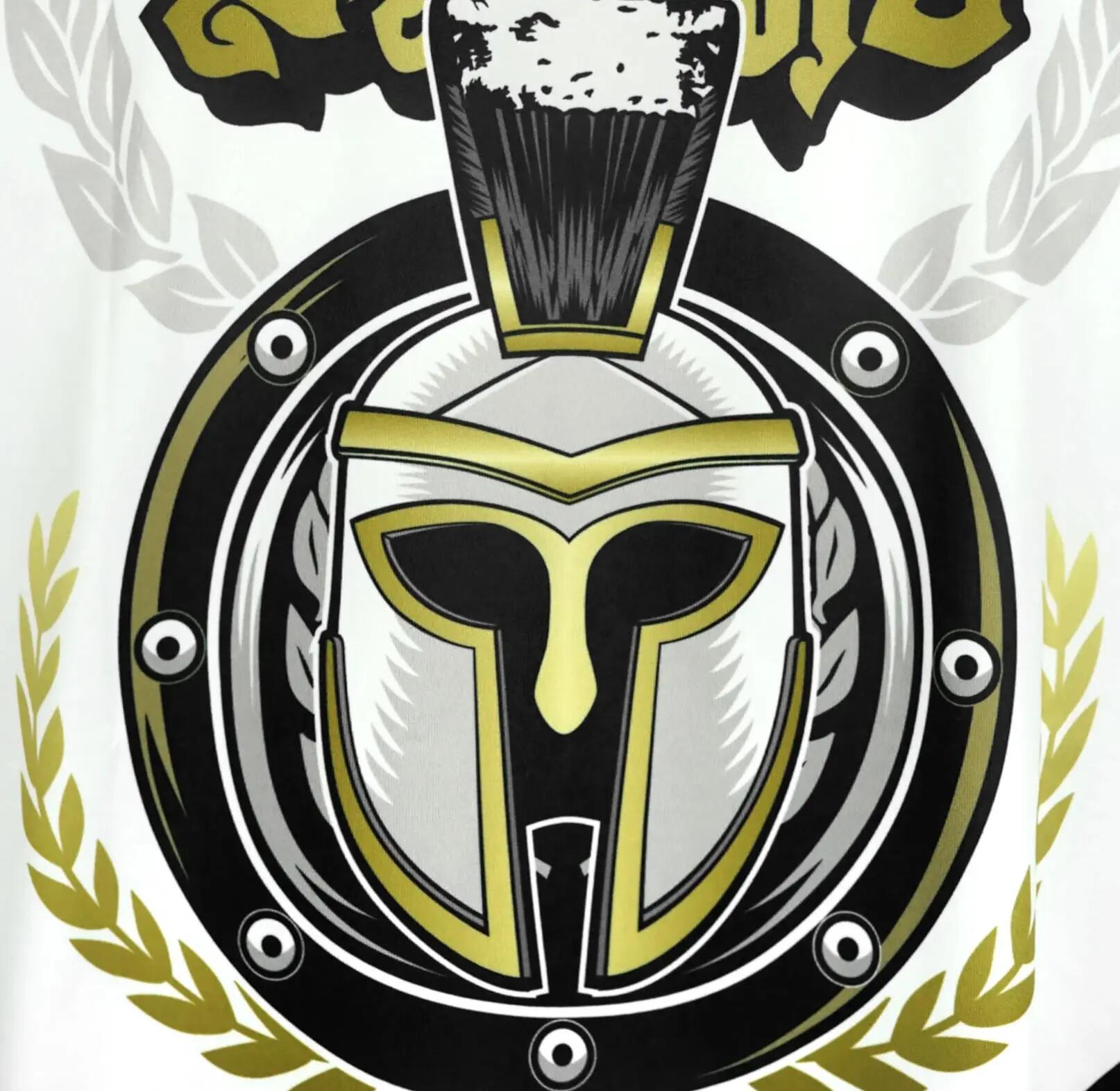 Tank Top TUFF Golden Gladiator In White 5/6