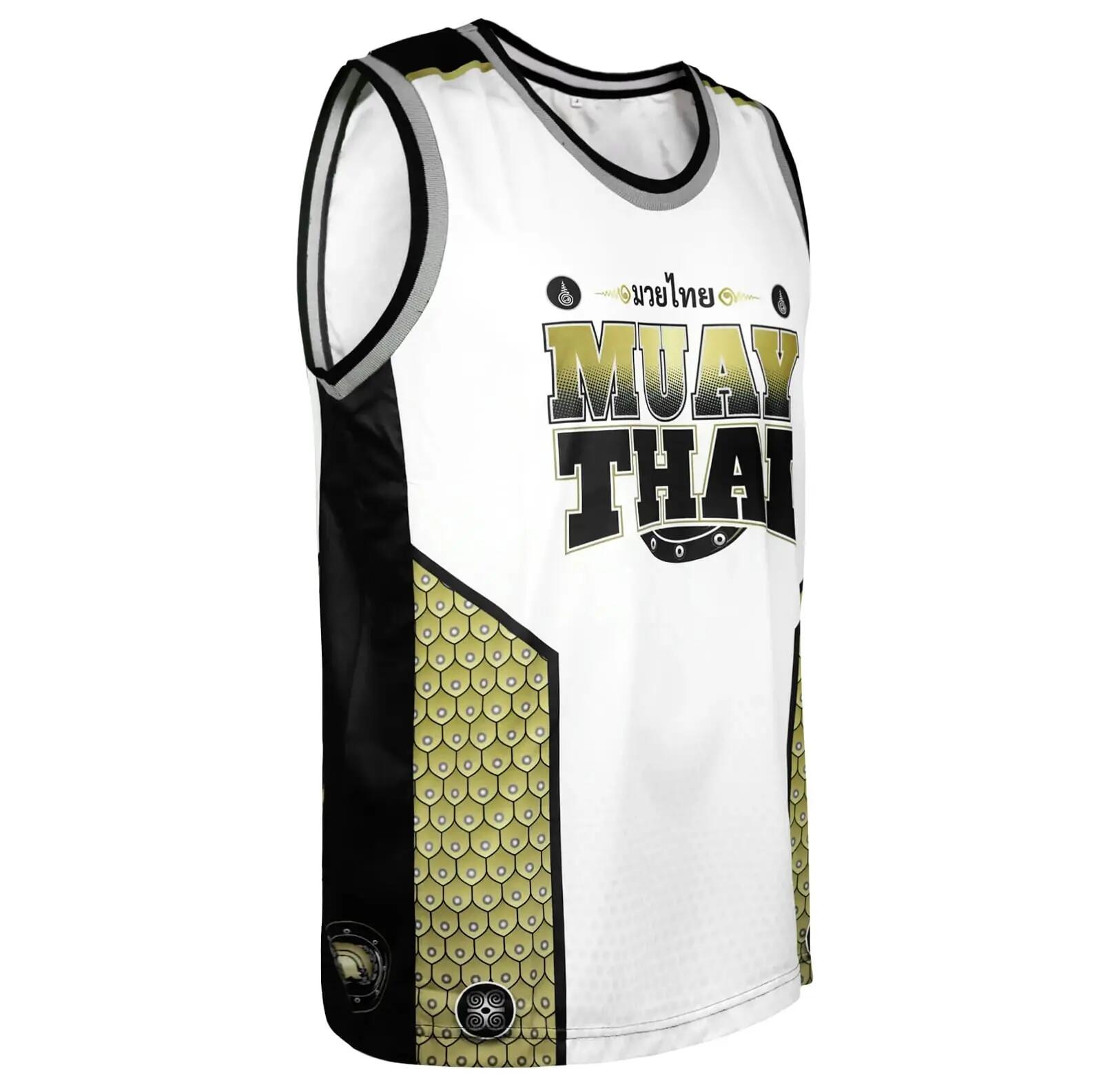 Tank Top TUFF Golden Gladiator In White 4/6