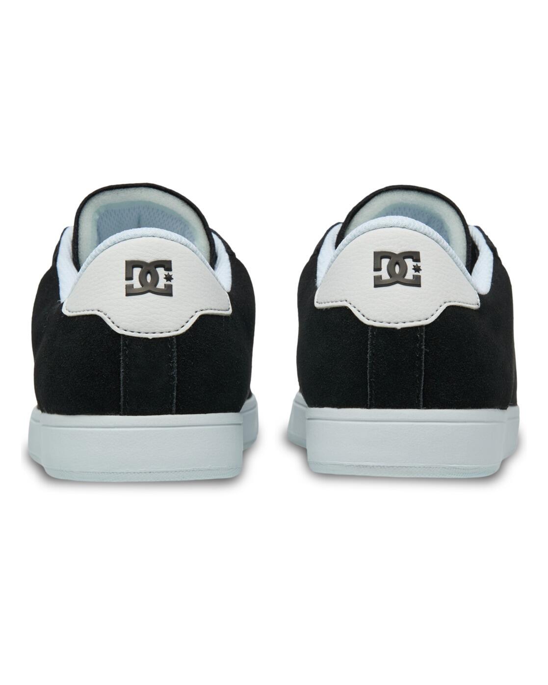 Zapatillas de piel DC PRADOE Negro Hombre 3/4