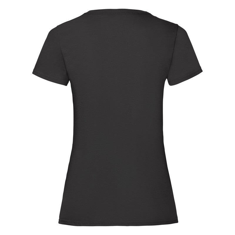 Camiseta Fruit Of The Loom Valueweight Mujer Verde Kelly. 3/7