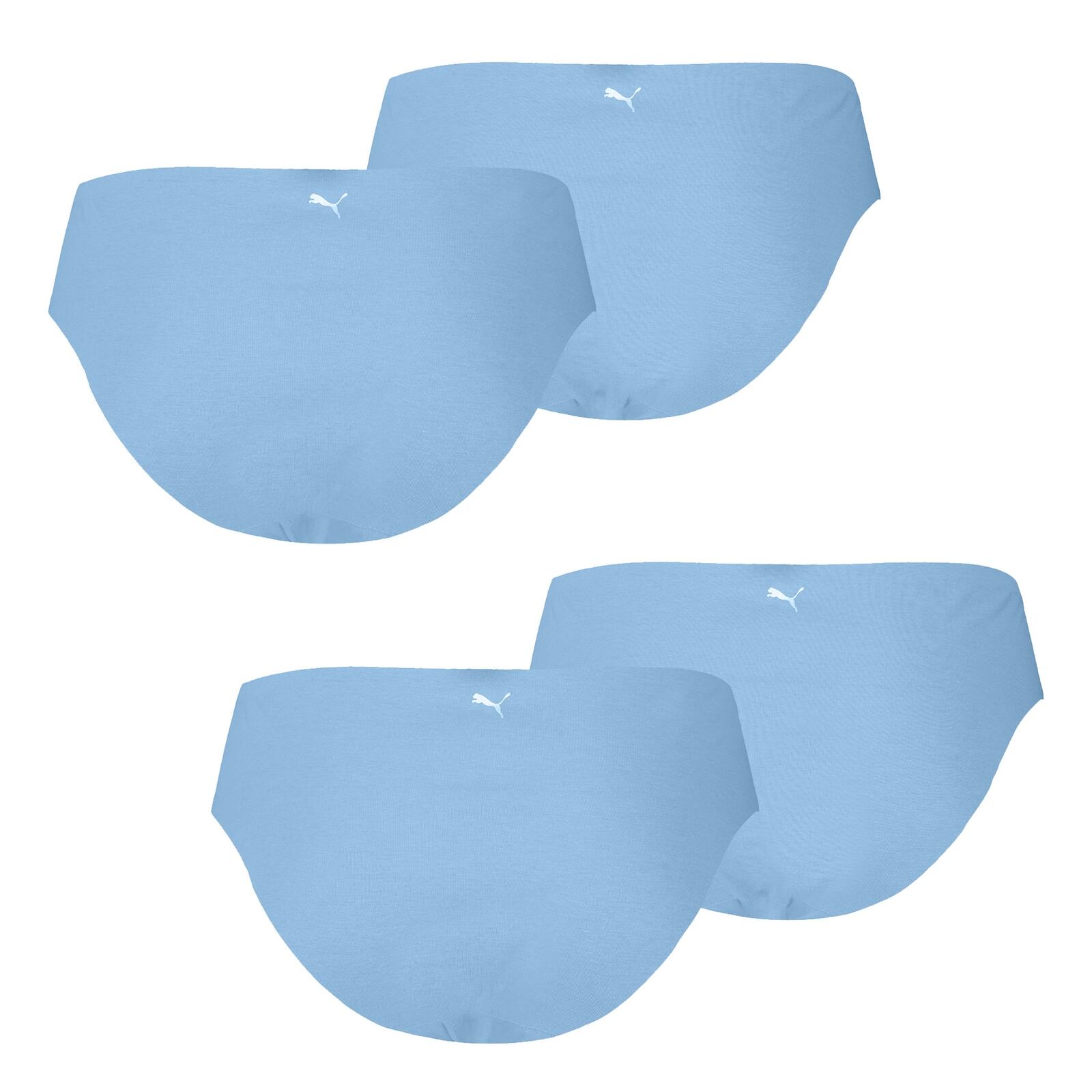 4er Pack Slips weich elastisch Damen - Invisible Ultra Soft Cotton Briefs 3/4