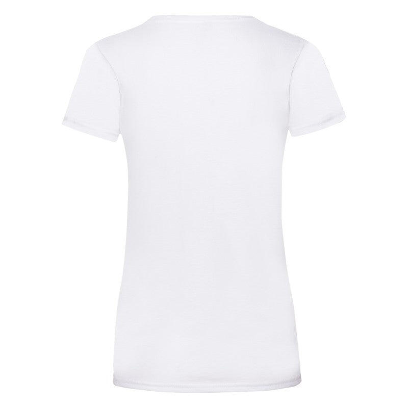 Camiseta Fruit Of The Loom Valueweight Mujer Verde Kelly. 6/7