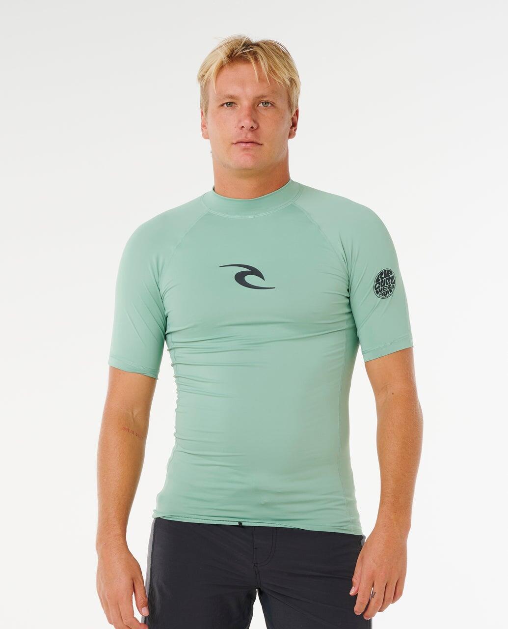 RIP CURL Pánské lycrové triko WAVES s krátkým rukávem
