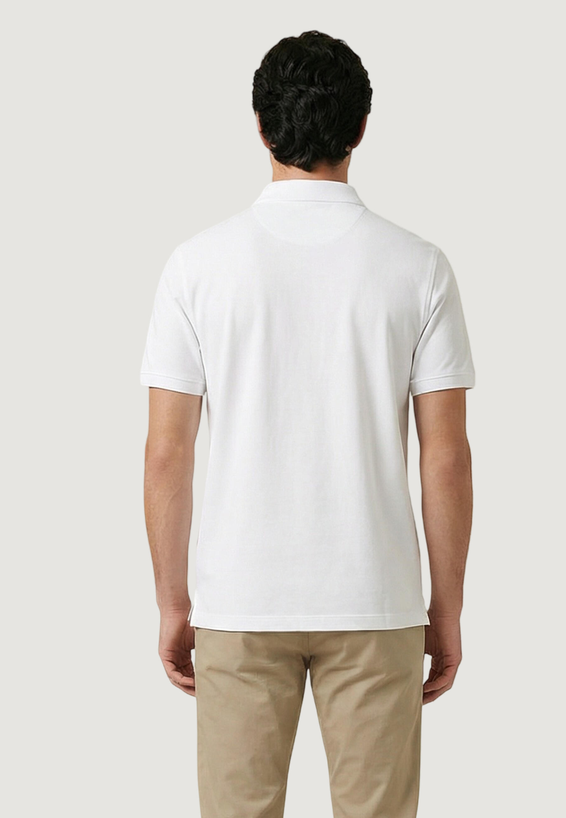 Polo maniche corte Uomo REG SHIELD SS PIQUE POLO Bianco 4/5