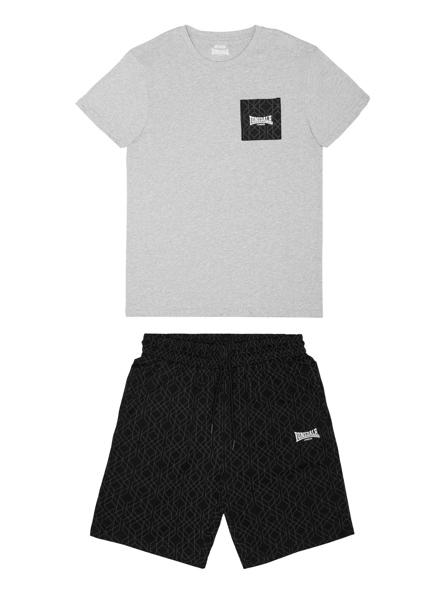 T-Shirt und Shorts Set Lonsdale Buston 2/7