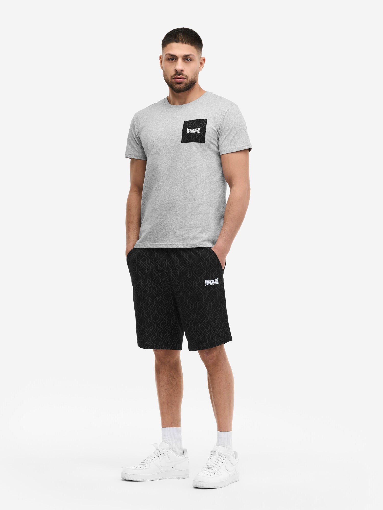 T-Shirt und Shorts Set Lonsdale Buston 4/7