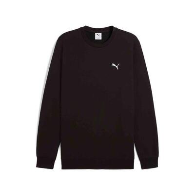 Puma ess crew-sweatshirt voor heren zwart