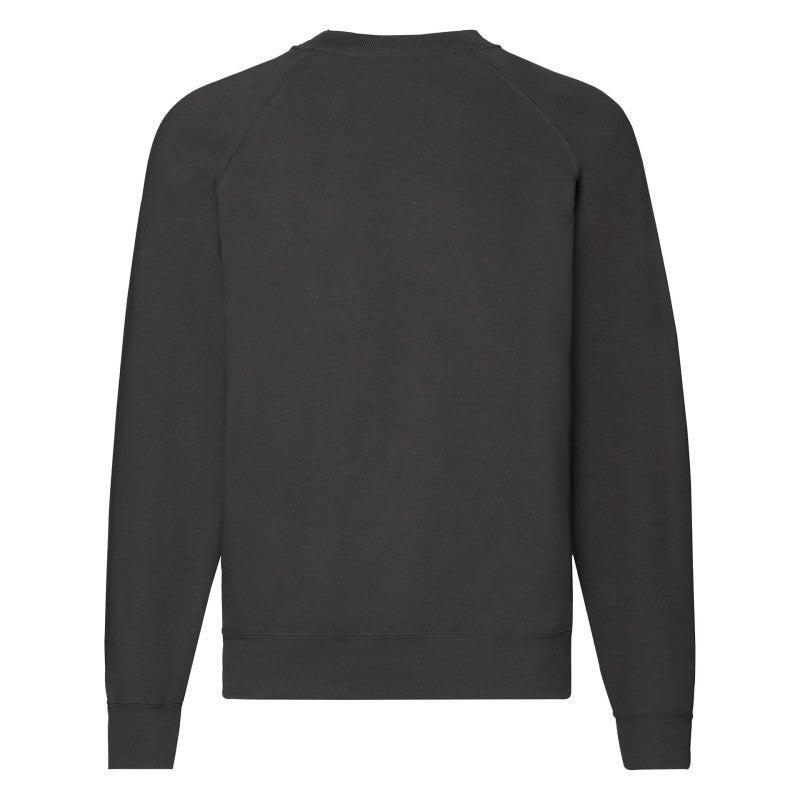 Felpa Fruit of the Loom Classic Raglan Adulto Rosa Chiaro 3/7