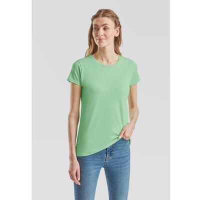 Fruit of the loom iconic 150 dames t-shirt green claro