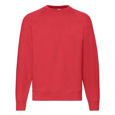 Fruit of the loom klassieke raglan sweater rood s