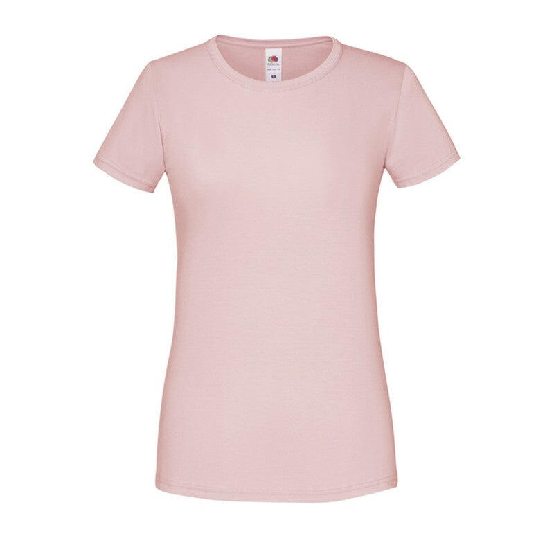 Camiseta Mujer Fruit Of The Loom Iconic 150 Verde Claro 6/7