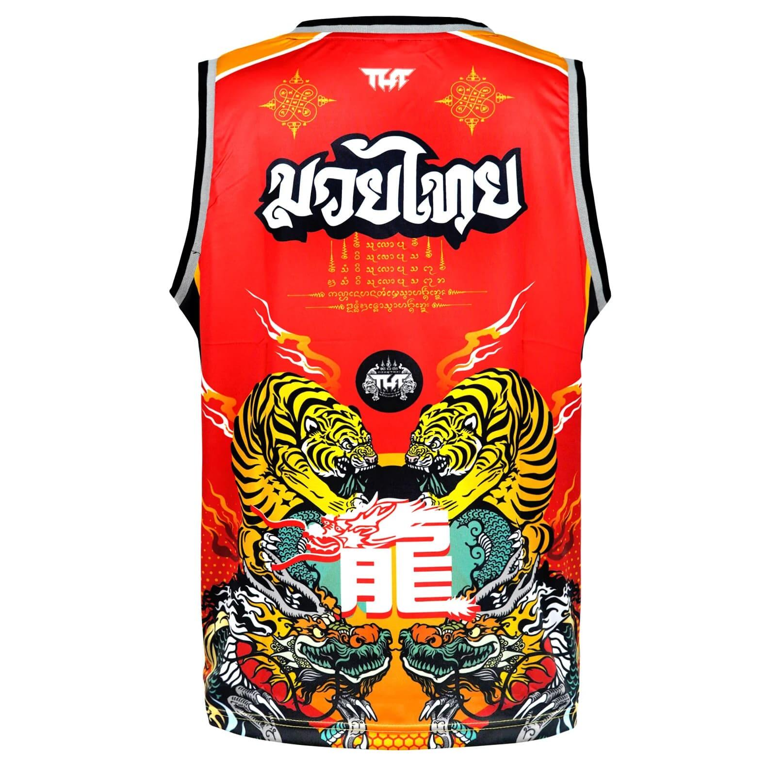 Tank Top TUFF Red Chinese Dragon 3/6