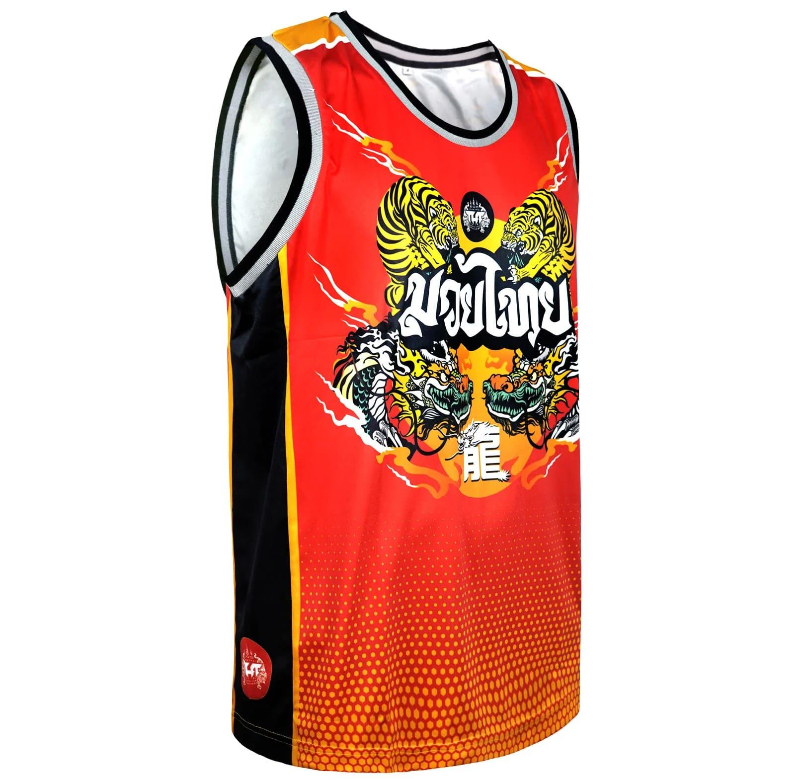 Tank Top TUFF Red Chinese Dragon 4/6