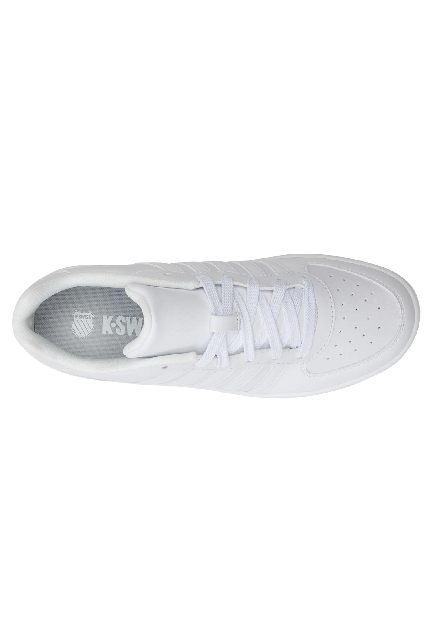 K-Swiss Herren Court Cali Sneaker Freizeitschuh 04777-101-M White/White 2/6