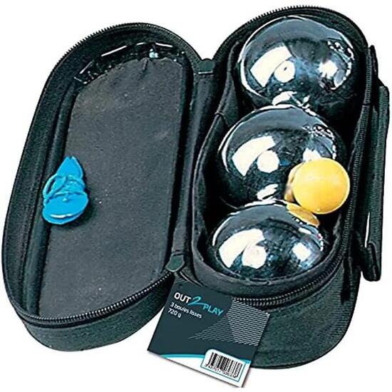 Boules de pétanque lisses Out2Play O2P (x3)