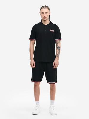 Lonsdale herren poloshirt & shorts set normale passform chillingham