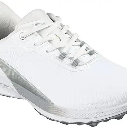 Skechers Golf Pure SI, chaussures de golf pour femmes, blanc/gris