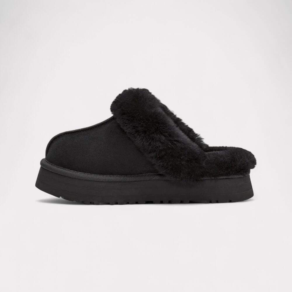 UGG Disquette Slipper - Black 3/6