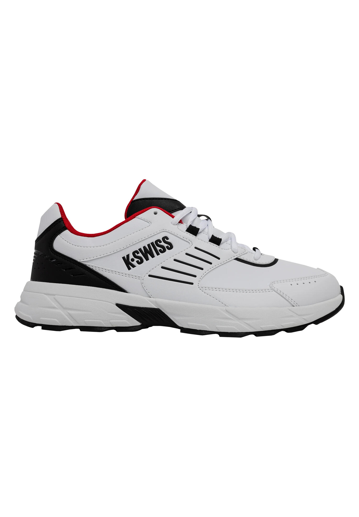 K-Swiss Herren Sneaker Fario LTH Trainer 04778-122-M White Black Marsred 3/6