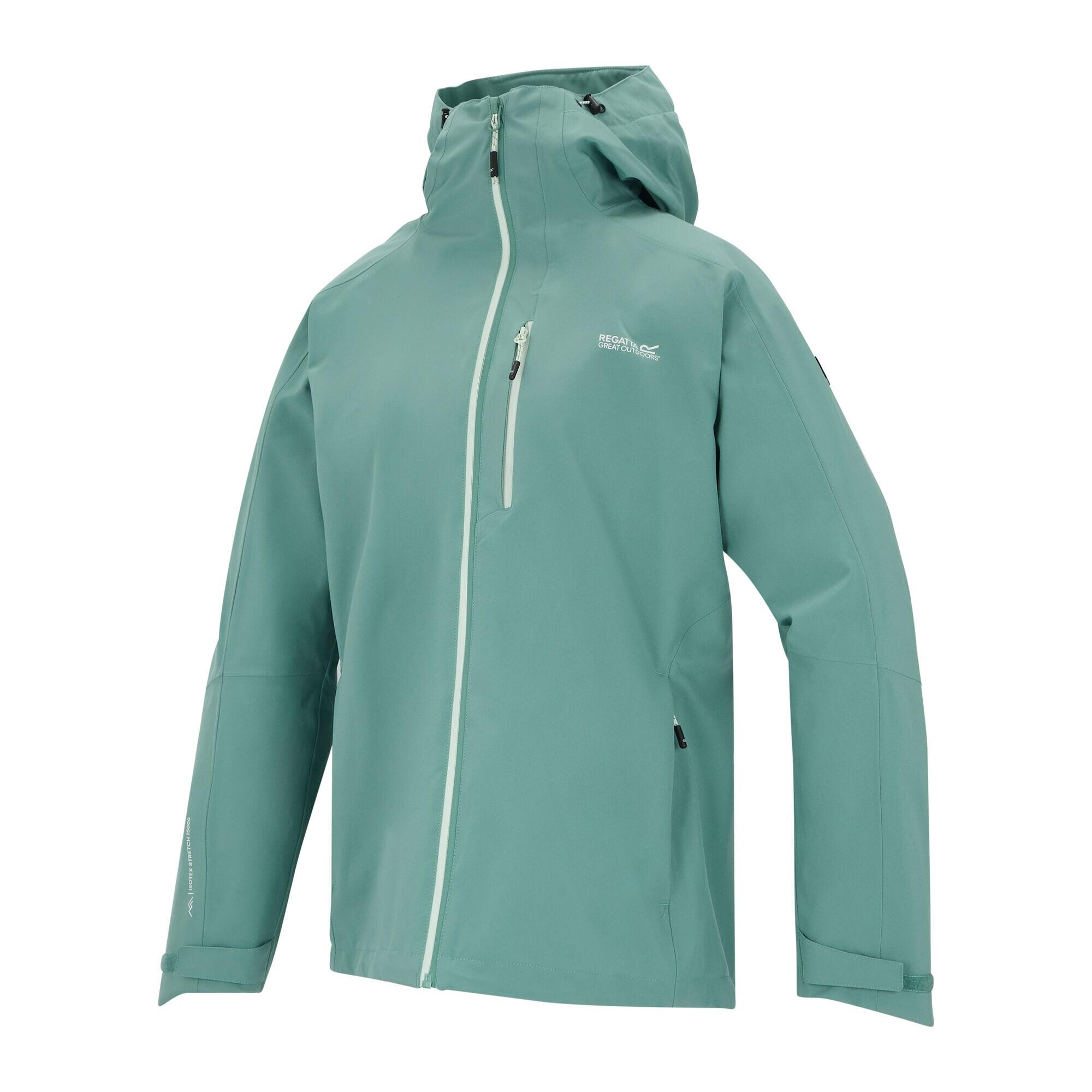 Veste Imperméable À Capuche BIRCHDALE Femme (Vert Turquoise) 3/5