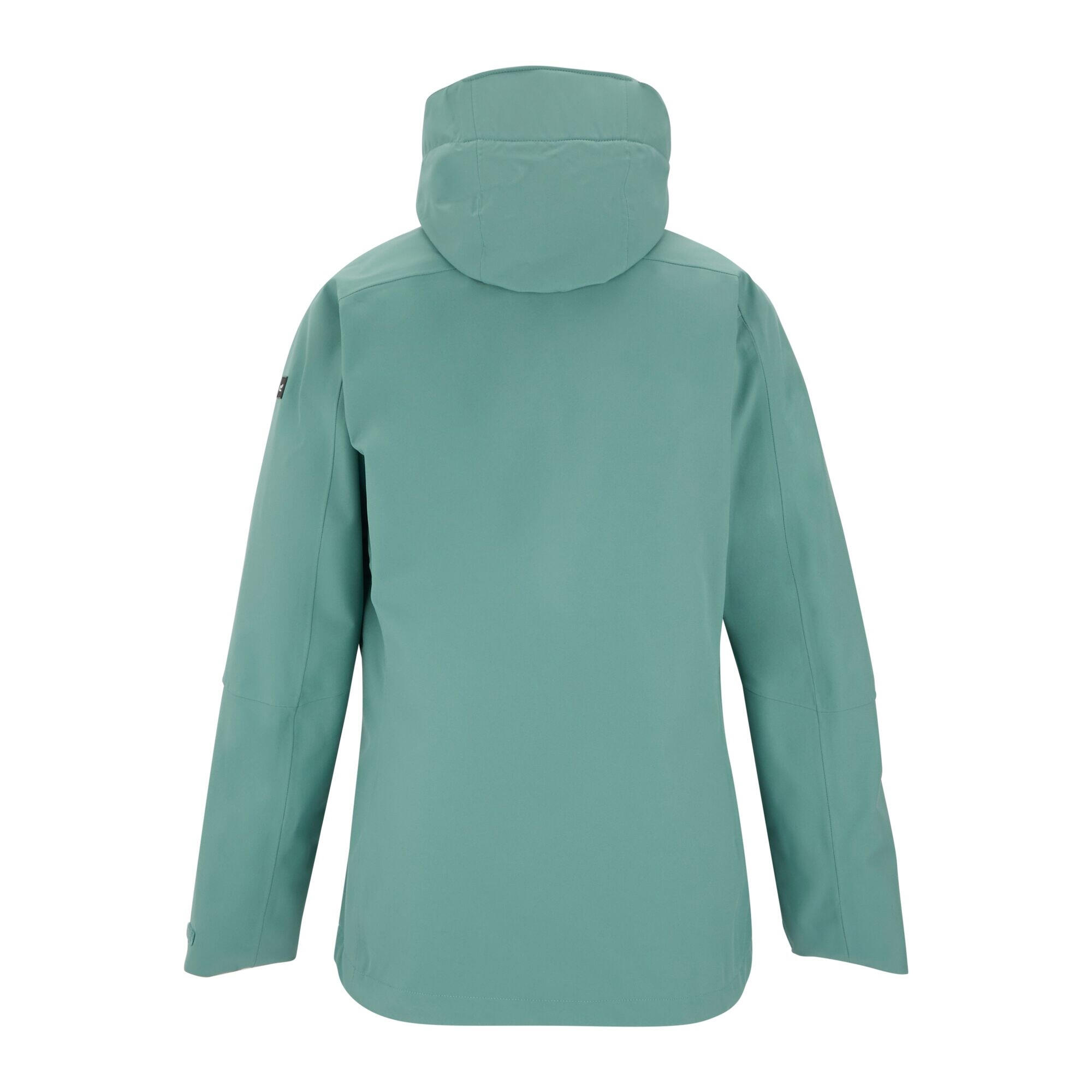 Veste Imperméable À Capuche BIRCHDALE Femme (Vert Turquoise) 2/5