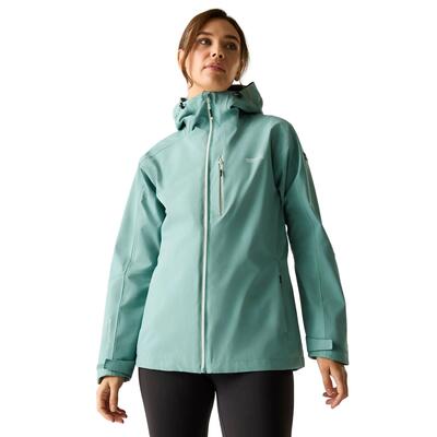 Dames birchdale ii waterdichte jas (zwart/seal grey)
