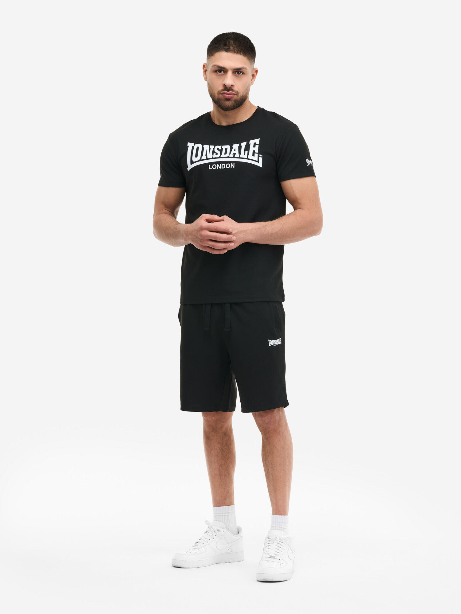 Completo Maglietta e Pantaloni Corti Lonsdale Dunstan 4/7