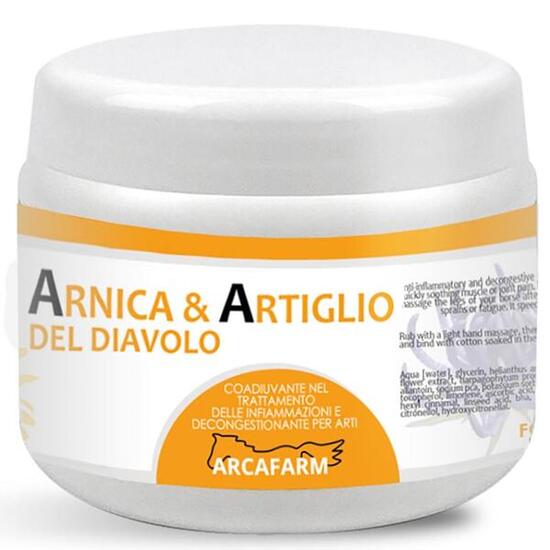 Crema Arnica e Artiglio del Diavolo per cavalli 500 ml