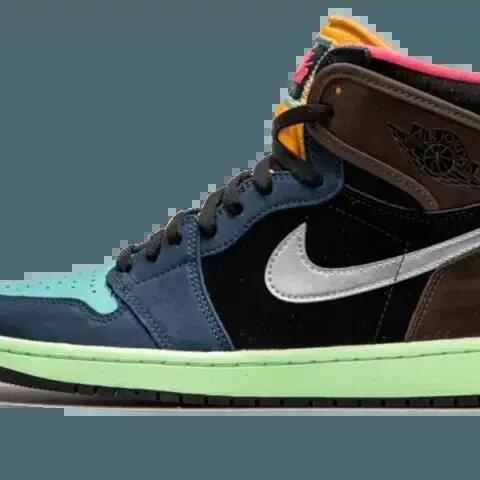 Unisex Basketball Shoes - Air Jordan 1 Tokyo Hack - Brown/Black