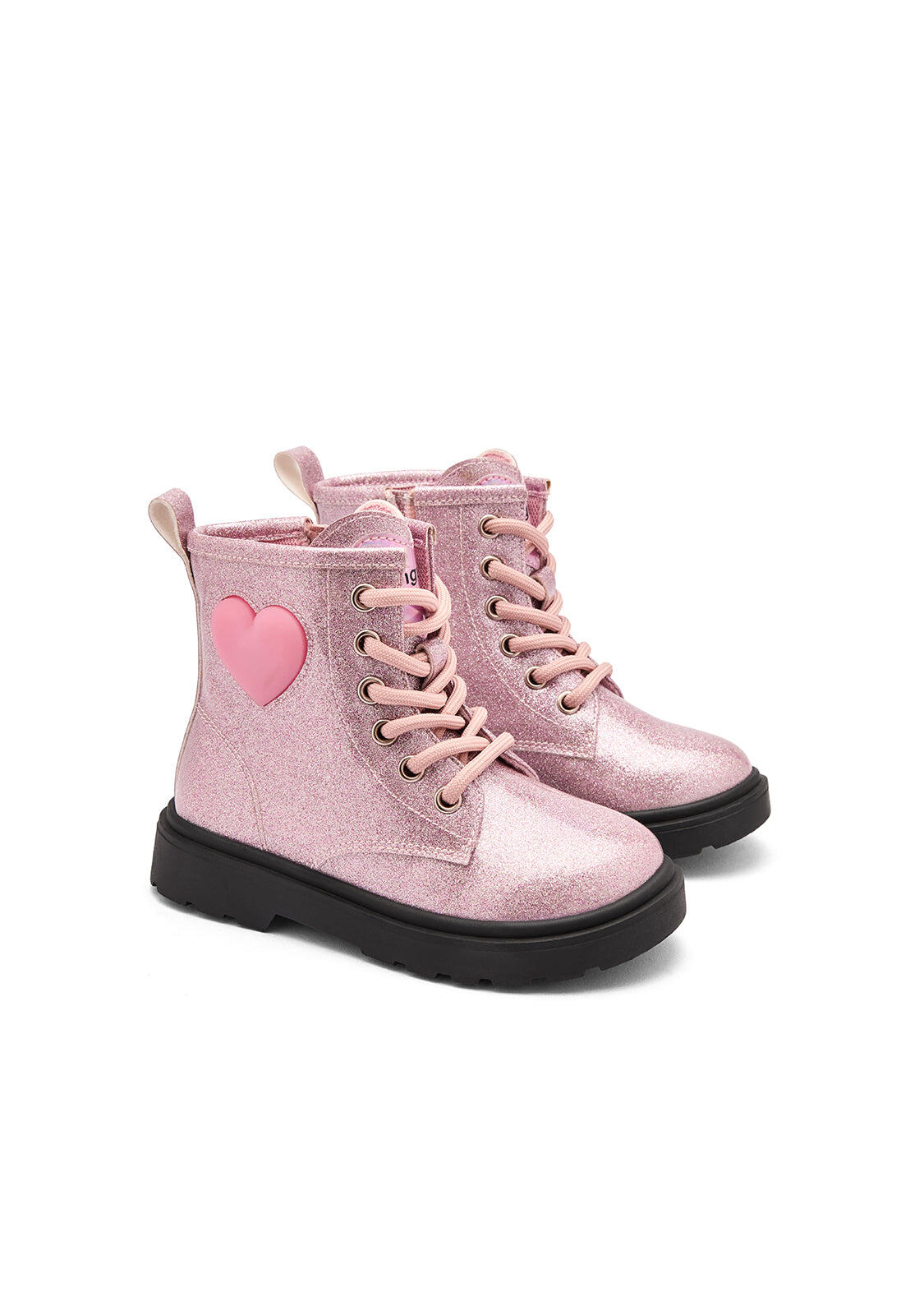 Botas de Niña con Corazón Luminoso y Cremallera Interior 2/4