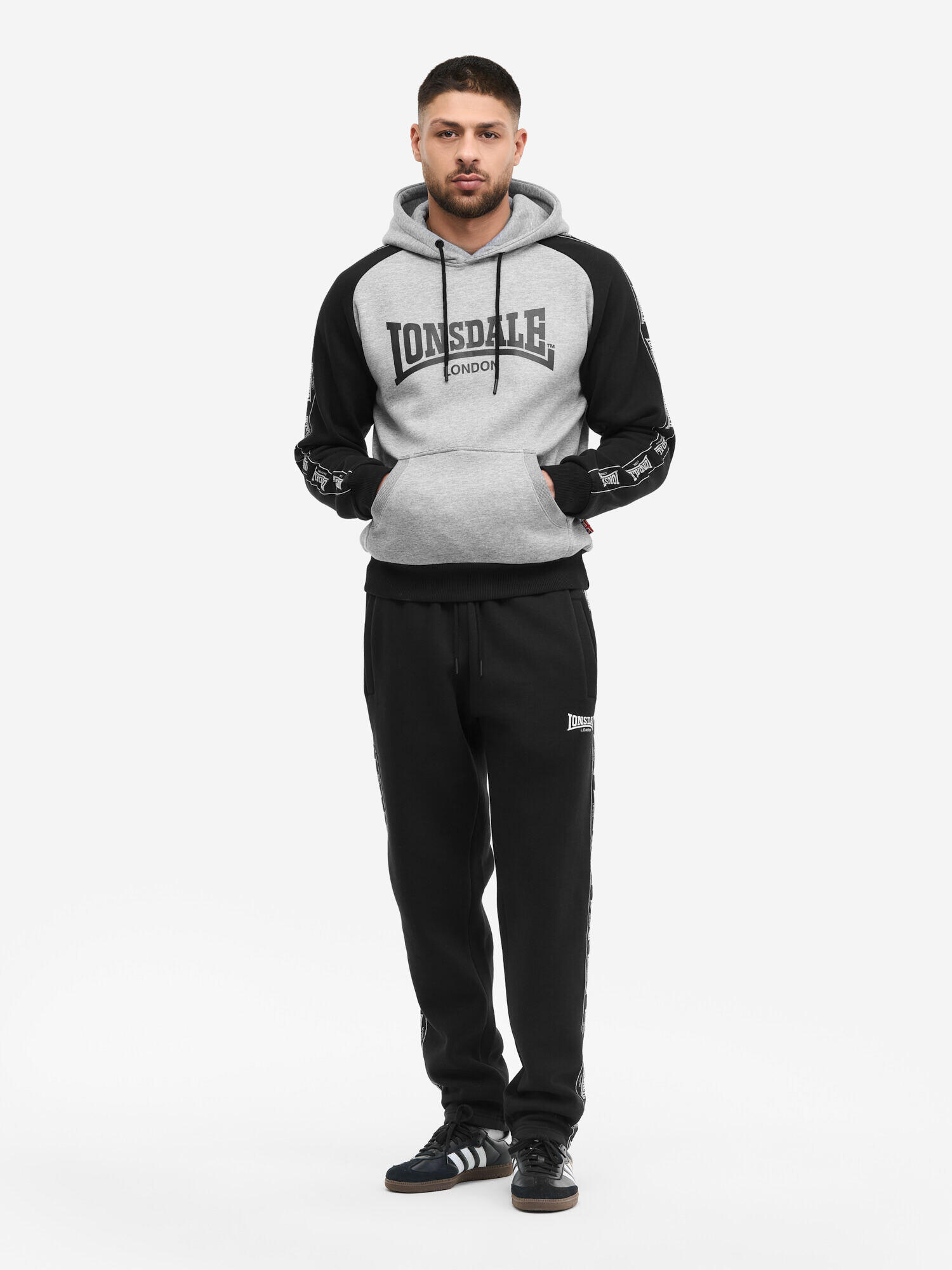 Completo felpa e pantaloni Lonsdale Holburn 3/7
