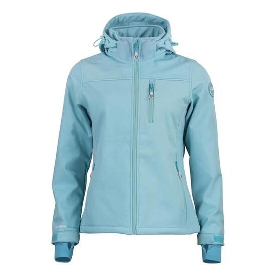 Veste à capuche softshell femme Peak Mountain Aclaude