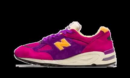 Zapatillas - lifestyle - unisex - 990v2 teddy santis - morado/amarillo