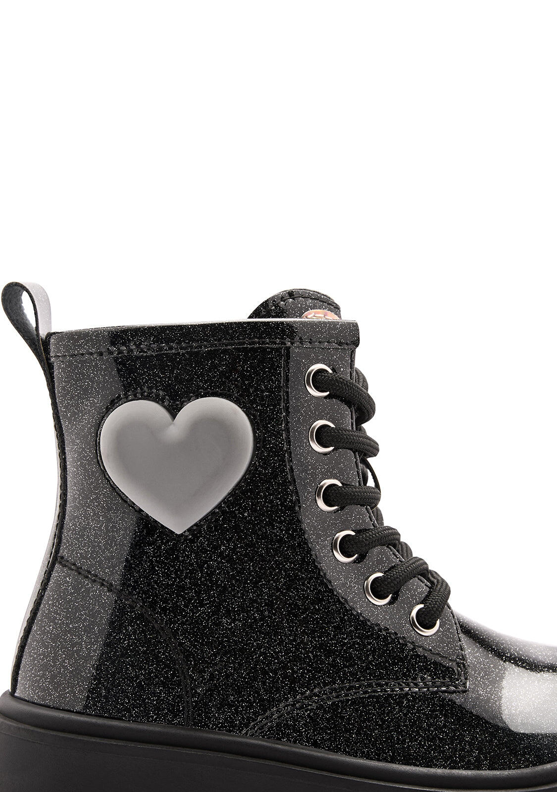 Botas de Niña con Corazón Luminoso y Cremallera Interior 3/4