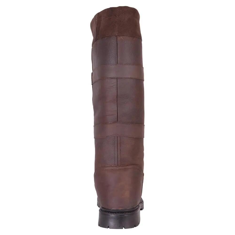 Stivali da equitazione in pelle impermeabile BR Equitation Country nubuck 3/4
