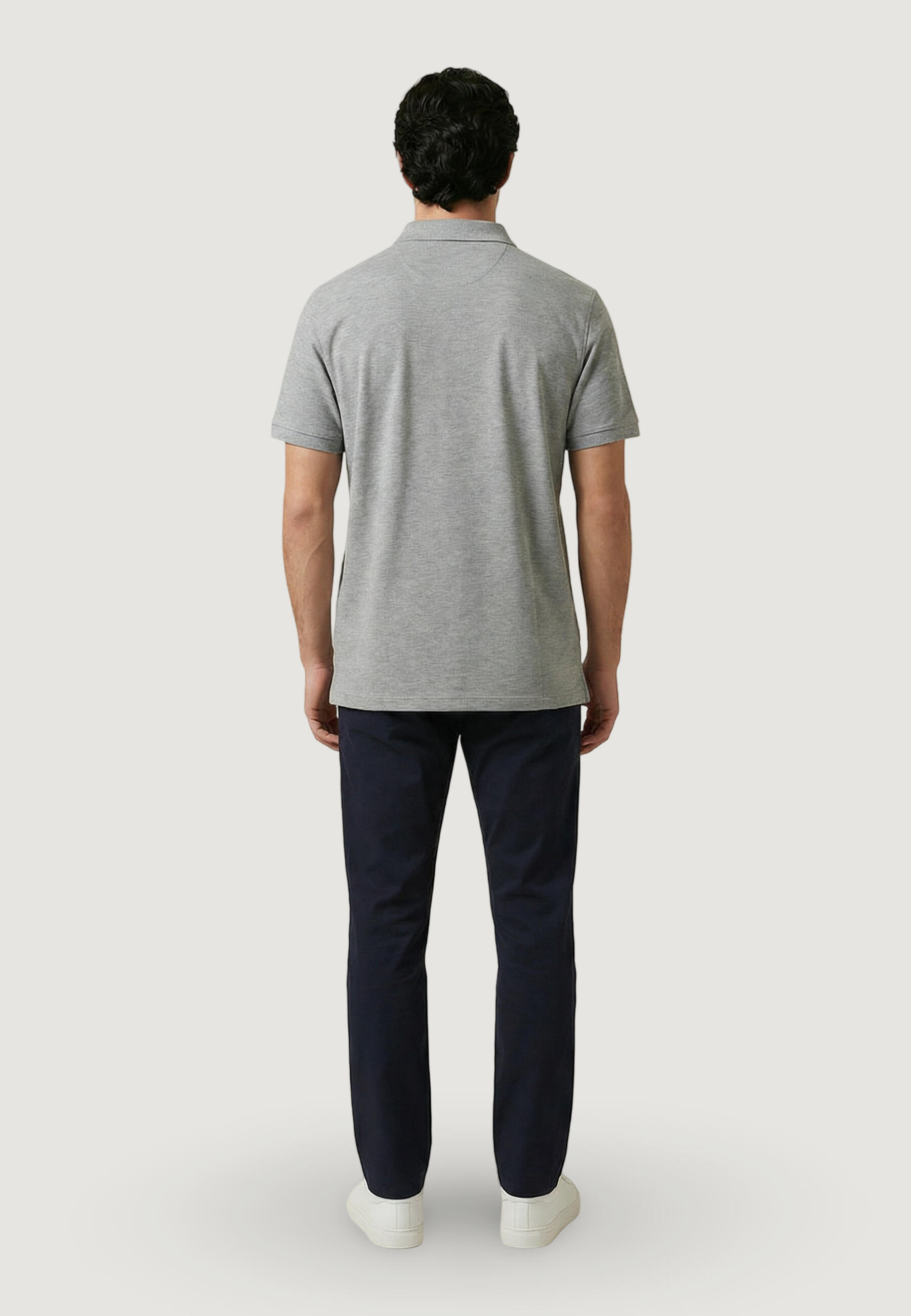 Polo maniche corte Uomo REG SHIELD SS PIQUE POLO Grigio 3/5